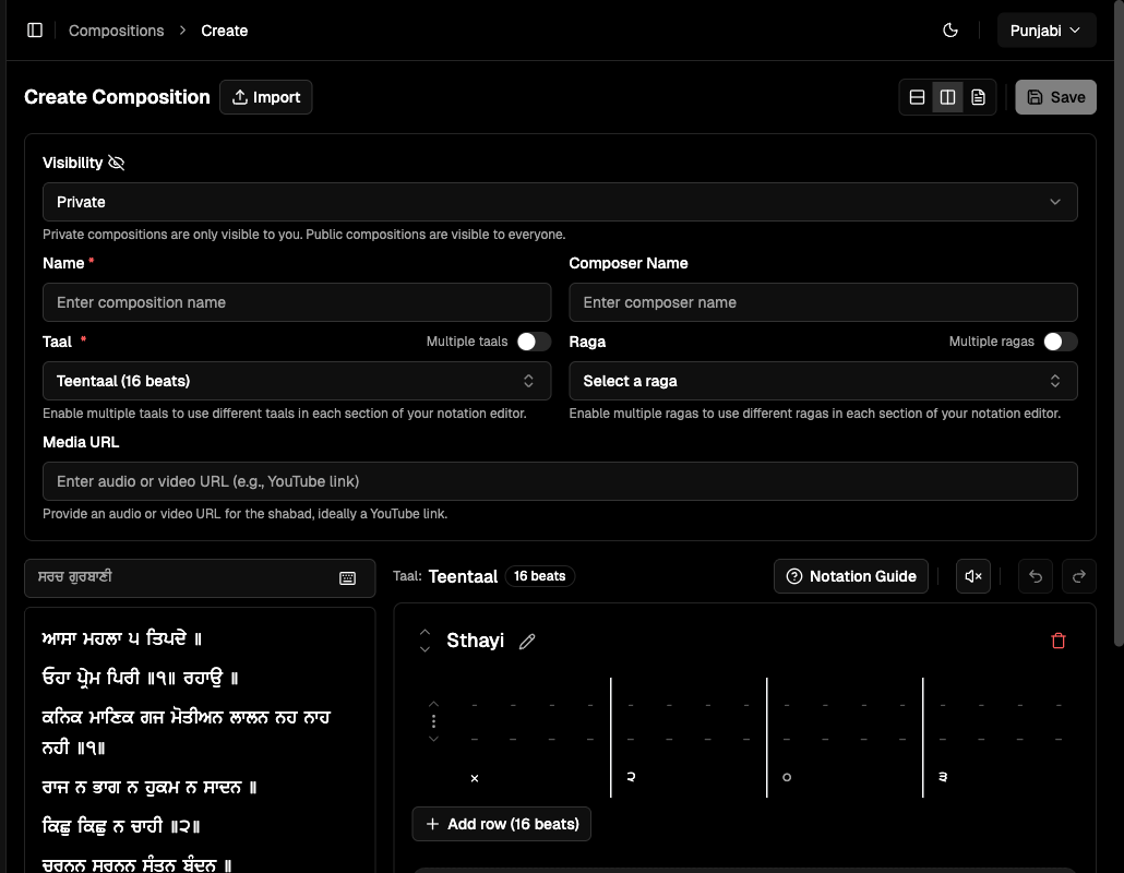 Image showing Create a New Composition step
